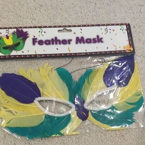 Colorful Feather Mask for Parties
